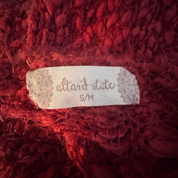 Altar’d State soft fuzzy Women's Sweater. 3/4 sleeve. Size S/M VGUC - Picture 5 of 10